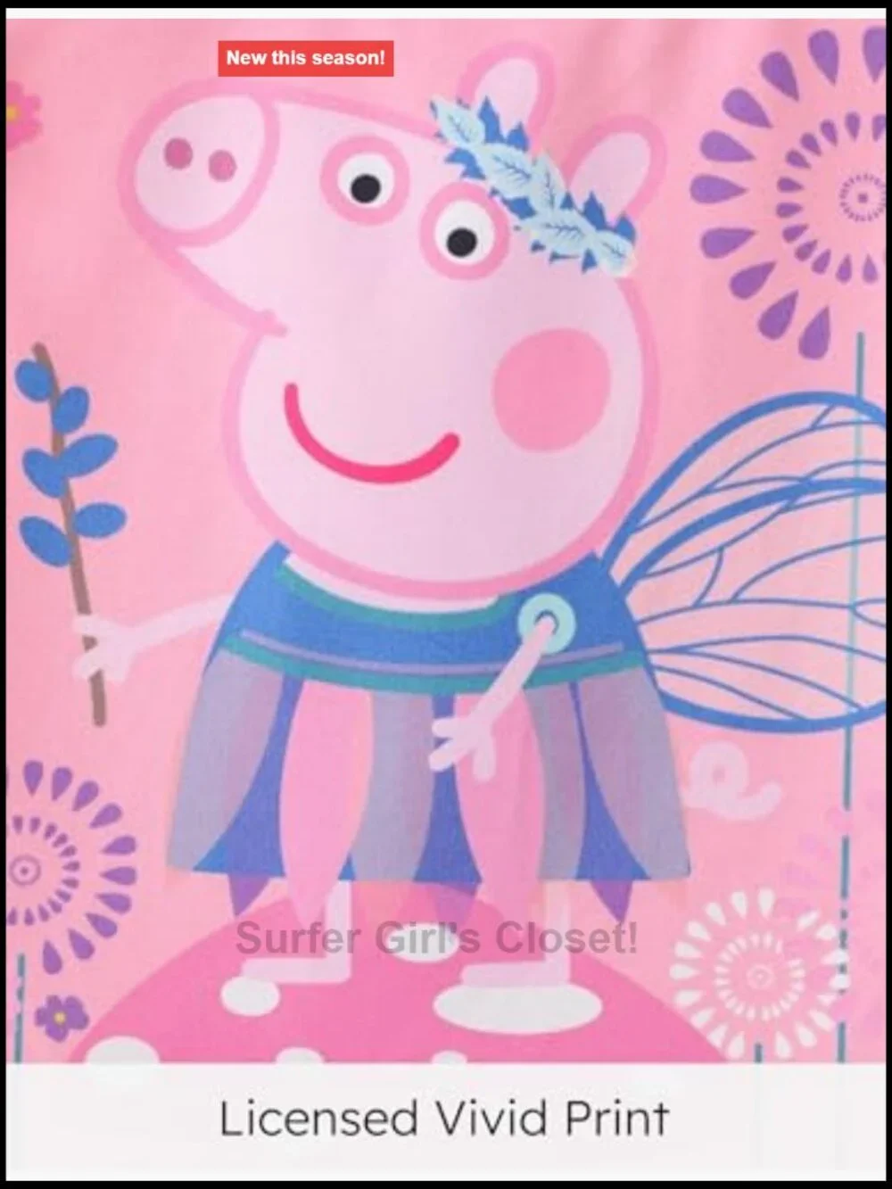 Peppa Pig Girls Long Sleeve Top and Gauze Skirt Set